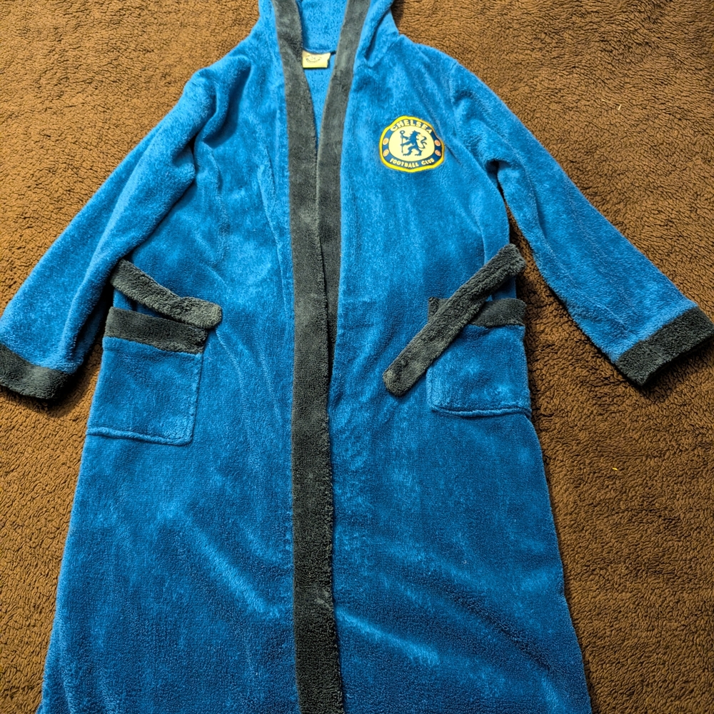 Kids Blue Hooded Pajamas